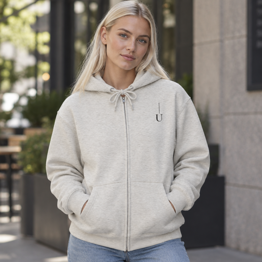 THE MESSAGE WAS THE ABSENCE — Zip Hoodie