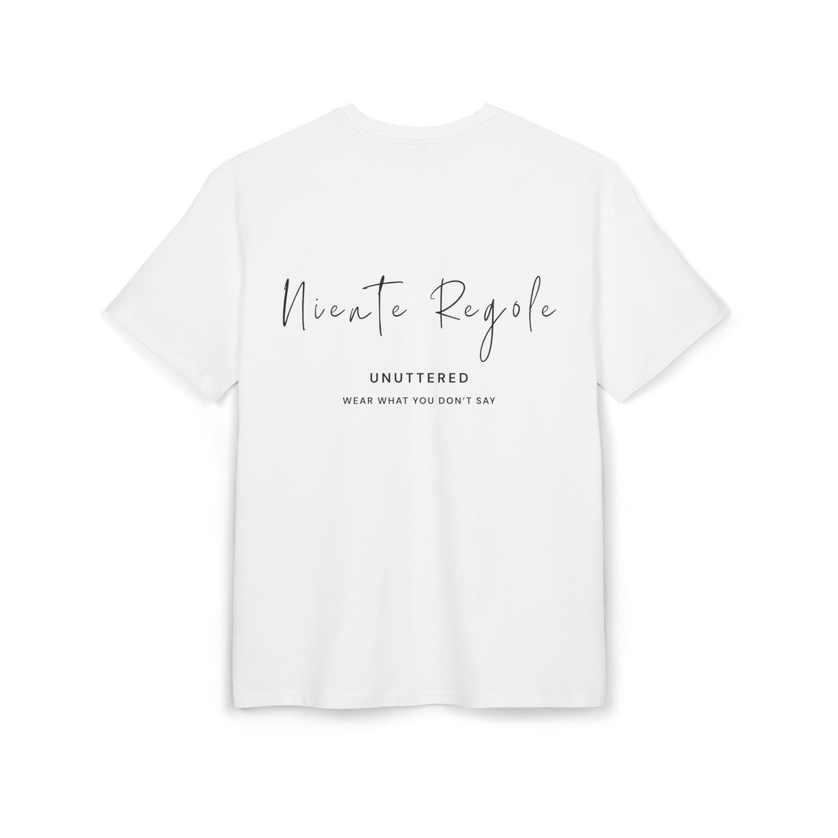 NIENTE REGOLE — Oversized Tee