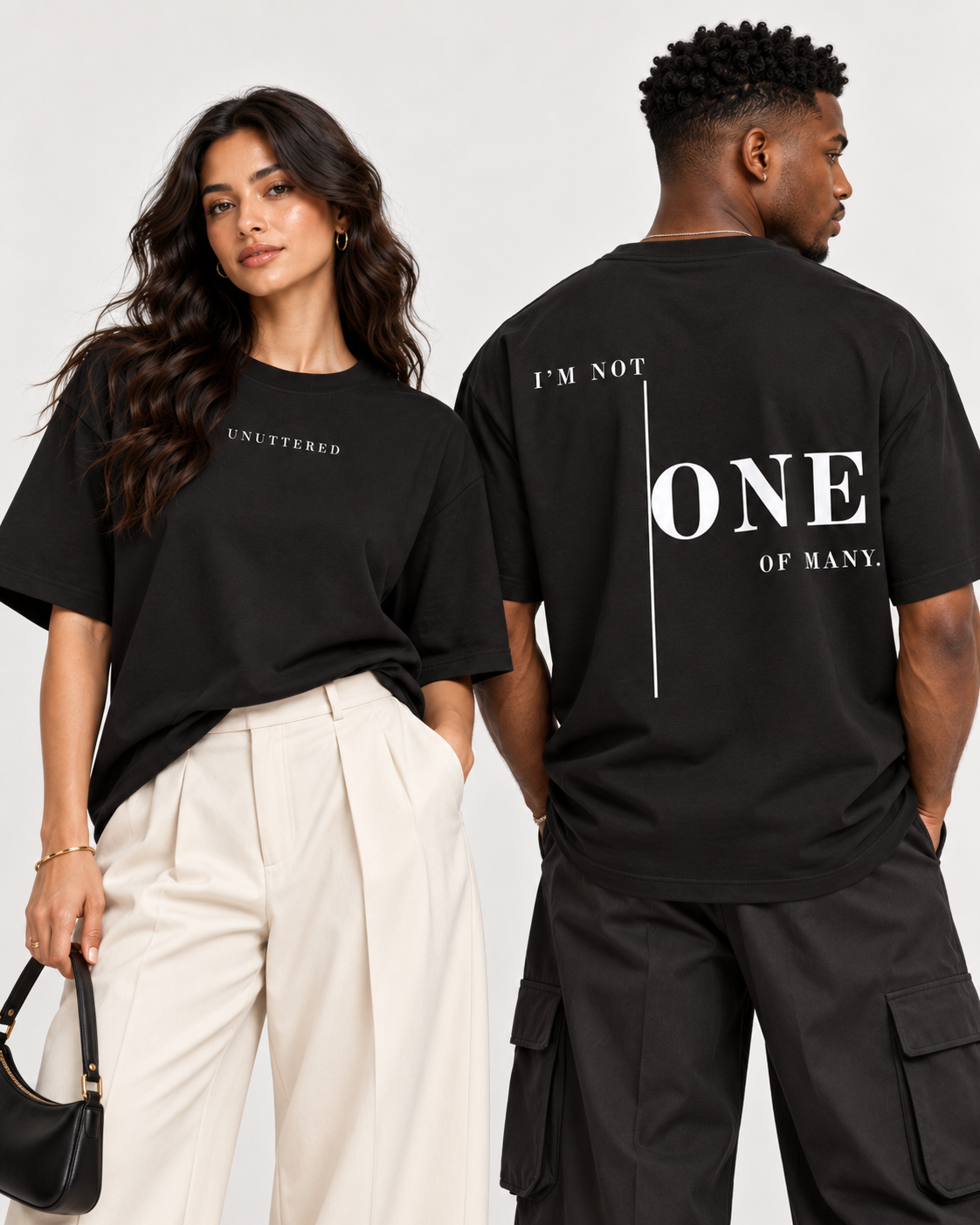 I'M NOT ONE OF MANY — Oversized Tee